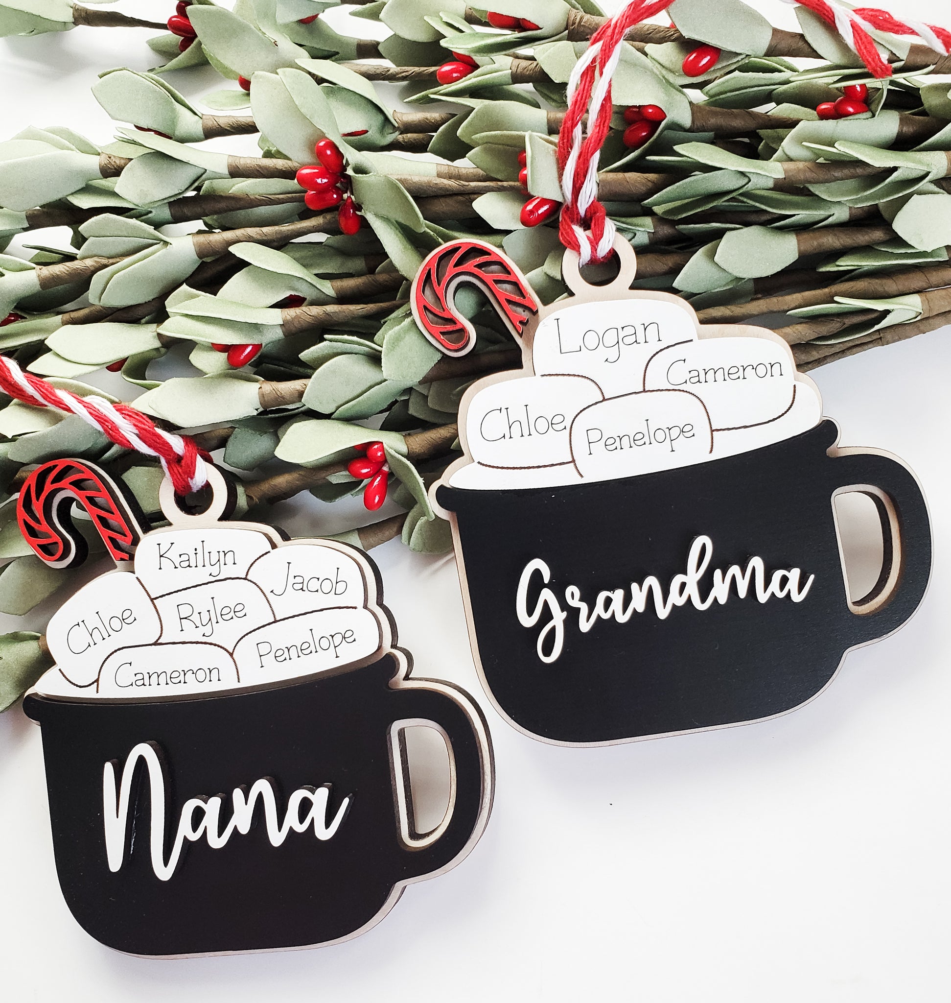 Hot cocoa ornament