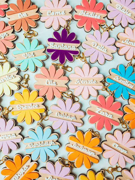 Daisy Backpack Tags