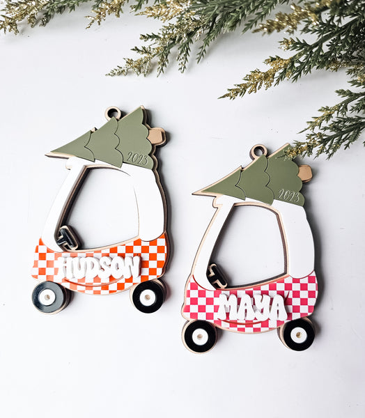 Push Car Ornament