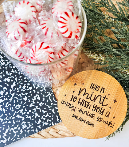 Holiday Teacher Candy Jars