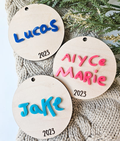 Handwritten Ornaments