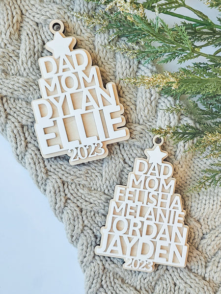 Family Name Ornament