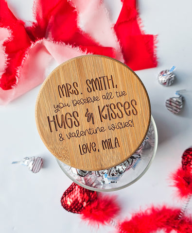 Teacher Valentine Candy Jar