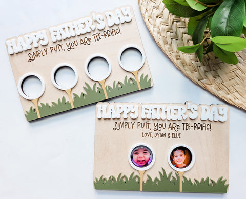 Simply Putt, You are Tee-rrific Photo Shelf Sitter