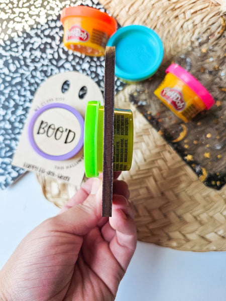 Student Halloween Playdoh Holder