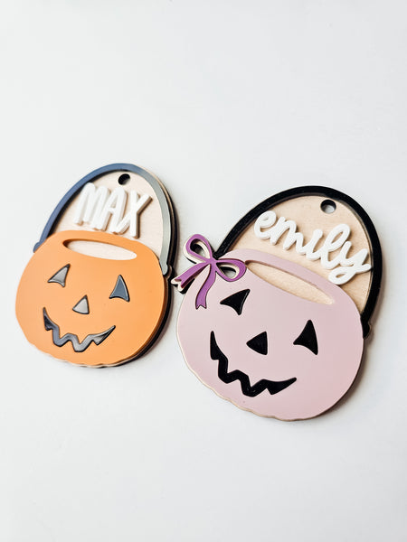 Pumpkin Basket Tag