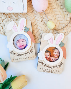 Easter Bunny Photo Frame Magnet