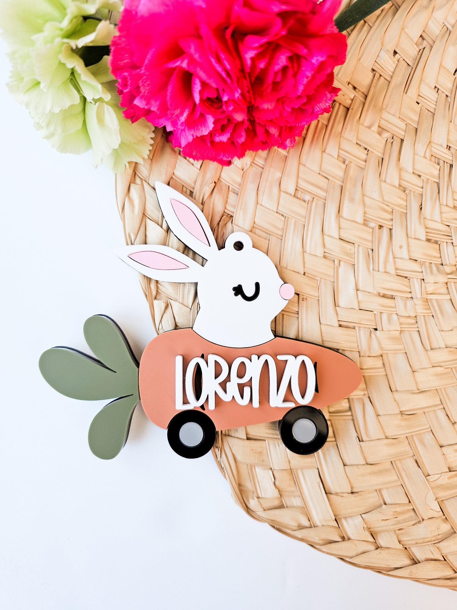 Bunny Car Tag