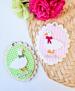 Gingham Goose Tags