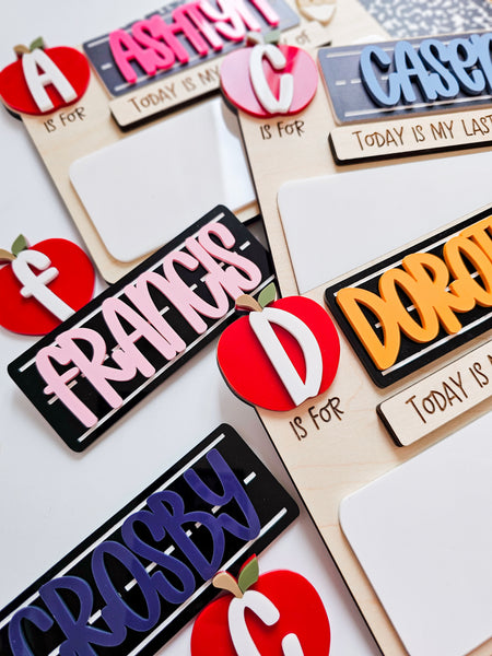 Chalkboard Back to School Board