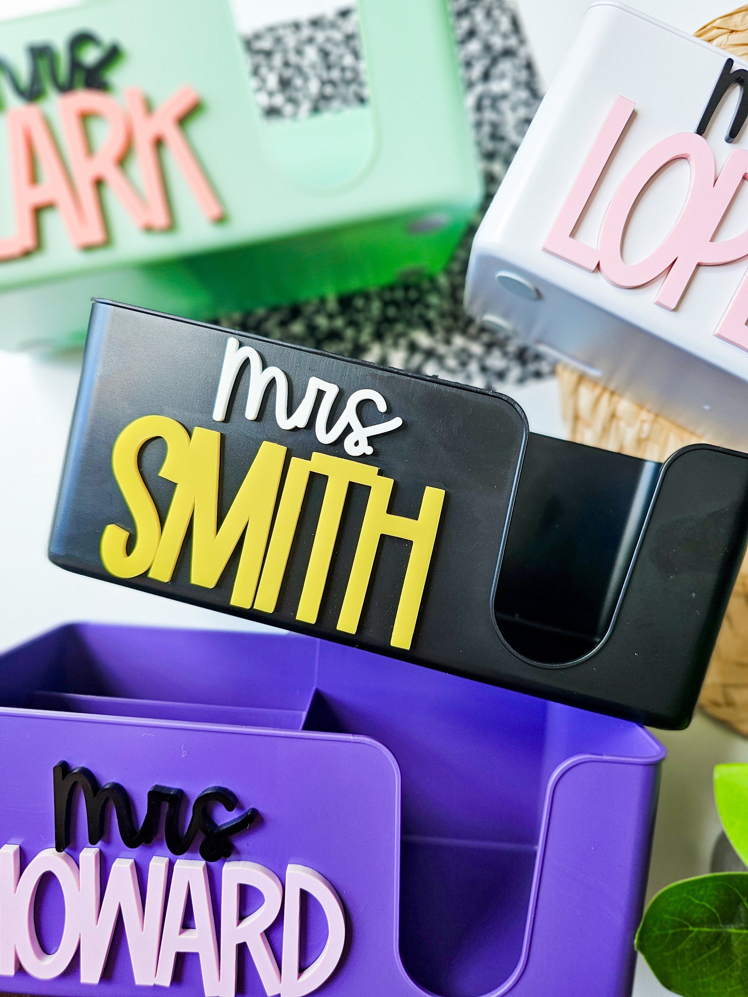 Desk Side Cup and Pen Organizer