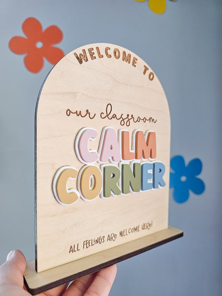Our Classroom Calm Corner Sign