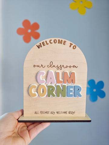 Our Classroom Calm Corner Sign
