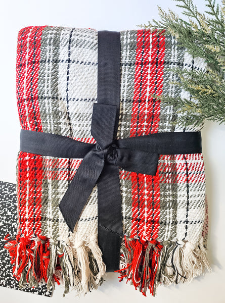 Teacher Christmas Blanket and Gift Card Holder
