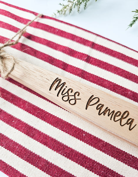 Christmas Tree Cutting Board, Towel and Spoon Set