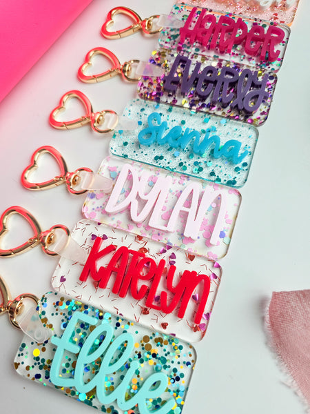 Water bottle hanging name plate
