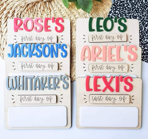 Minimalist Back to School sign