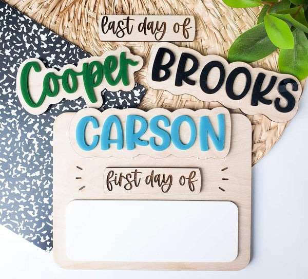 Minimalist Back to School sign