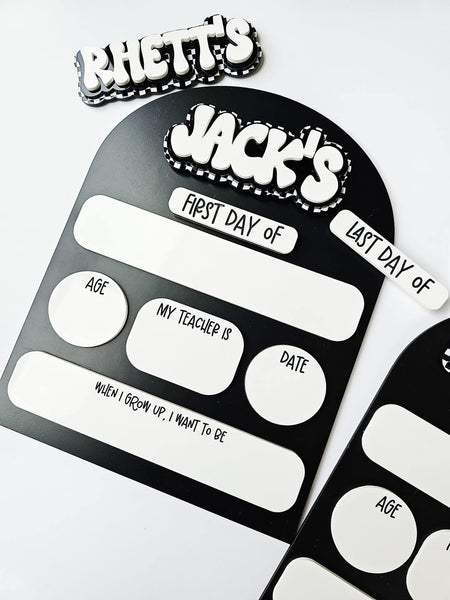 Retro black b2s board