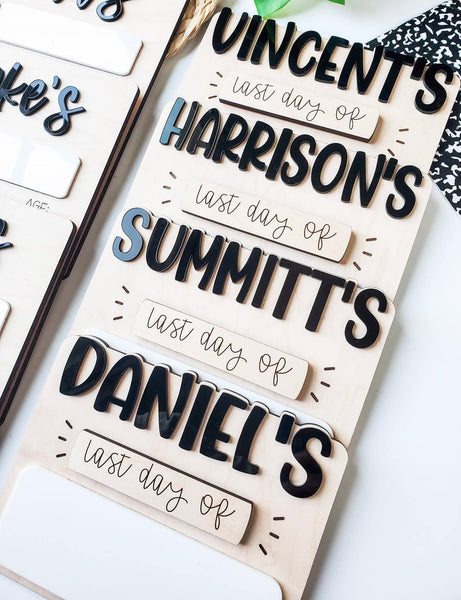 Minimalist Back to School sign