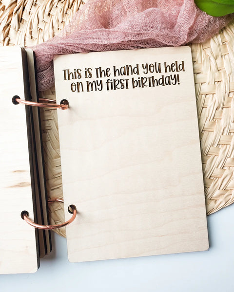 Baby Print Keepsake Booklet