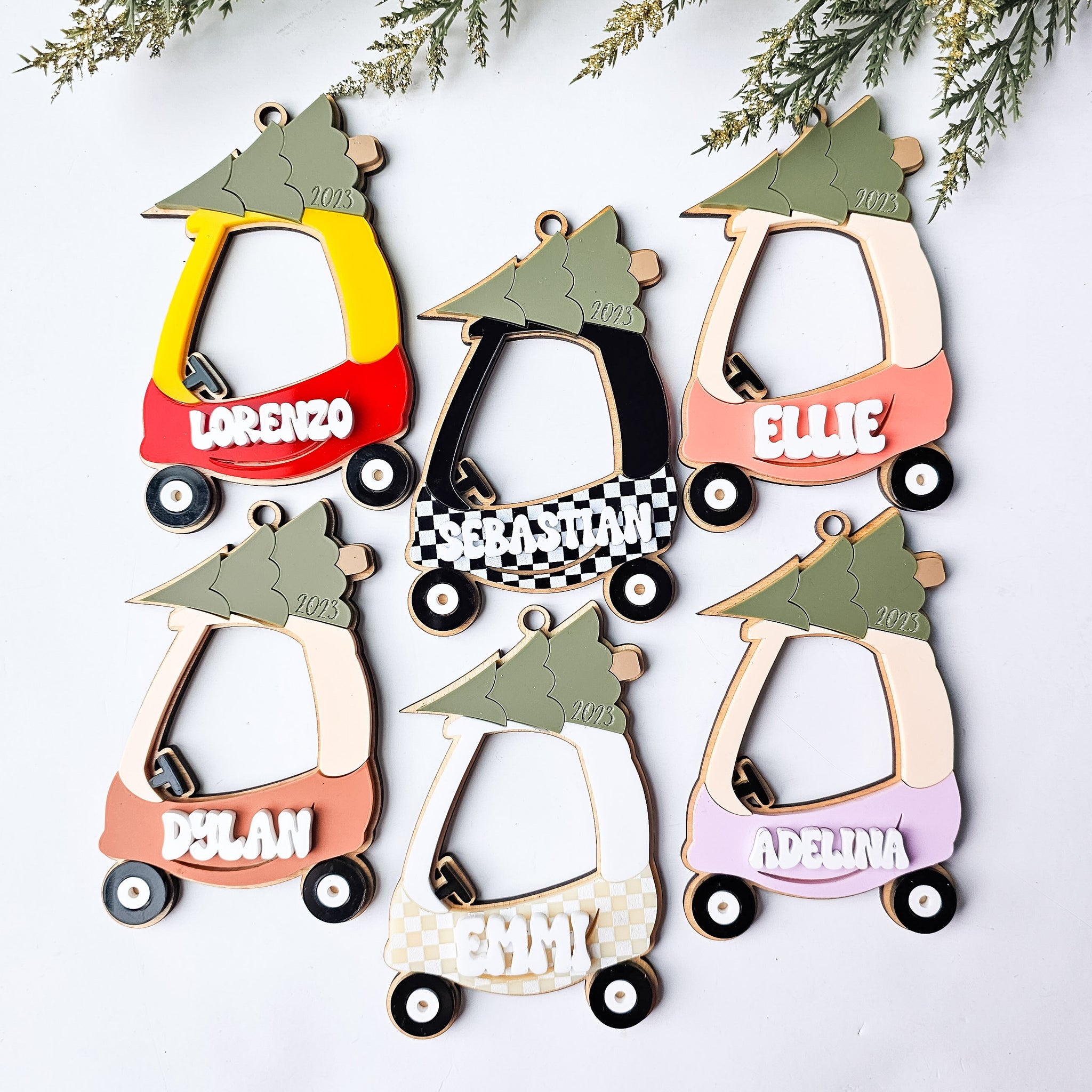 Push Car Ornament