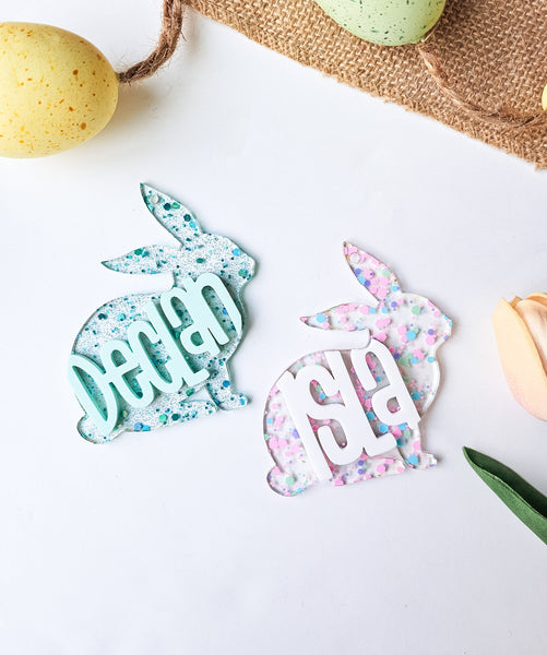 Bunny Confetti Tag