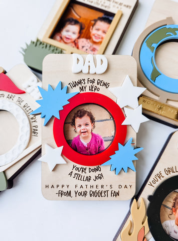 Superhero fridge magnet