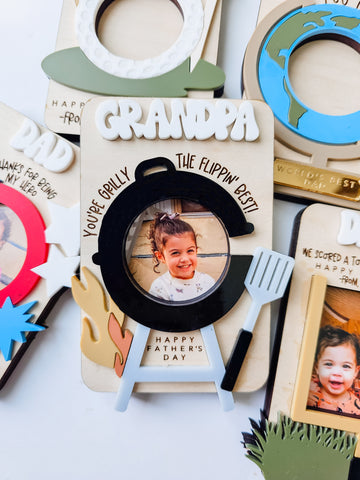 Grill Fridge Magnet