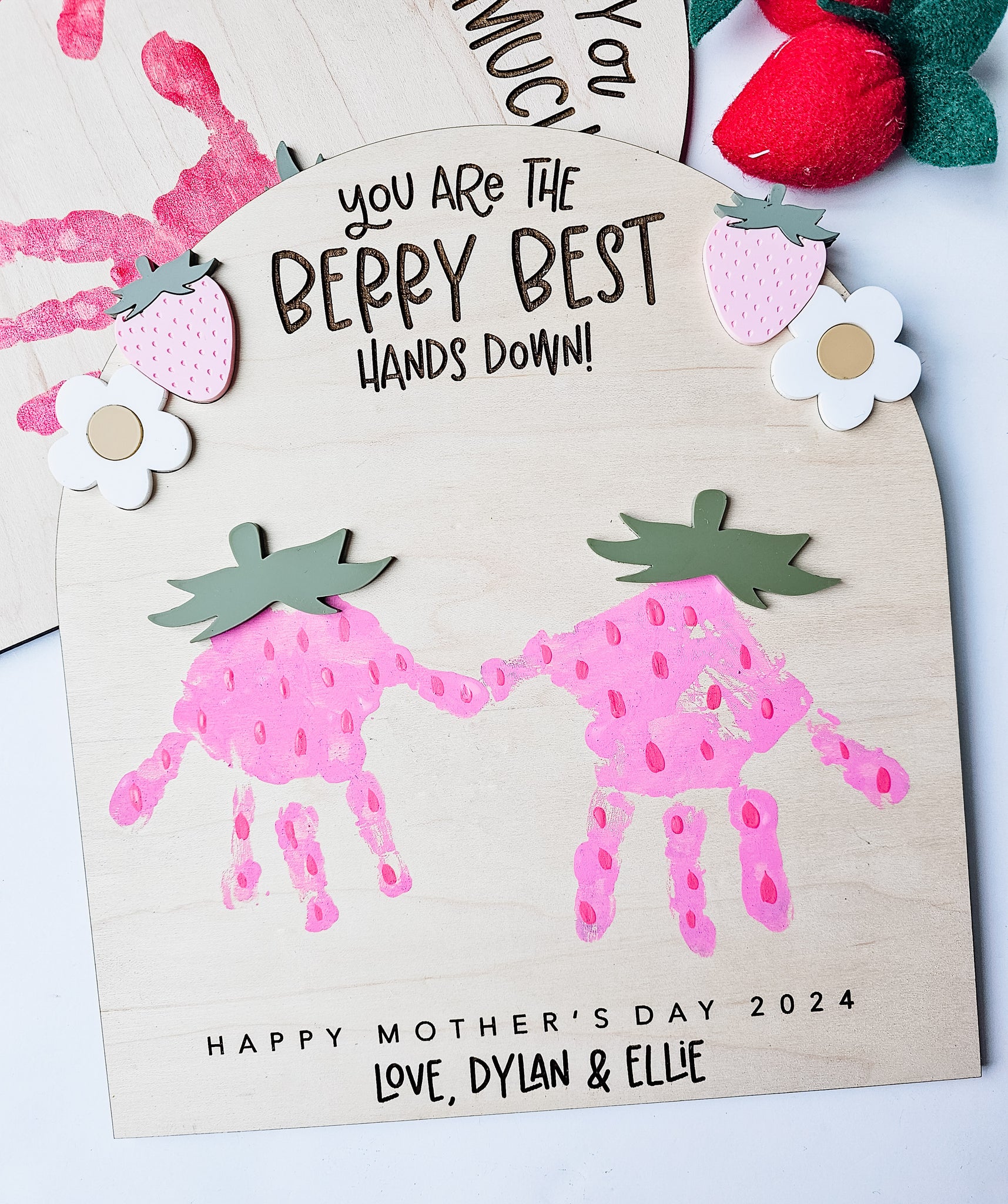 Berry Handprint Keepsake