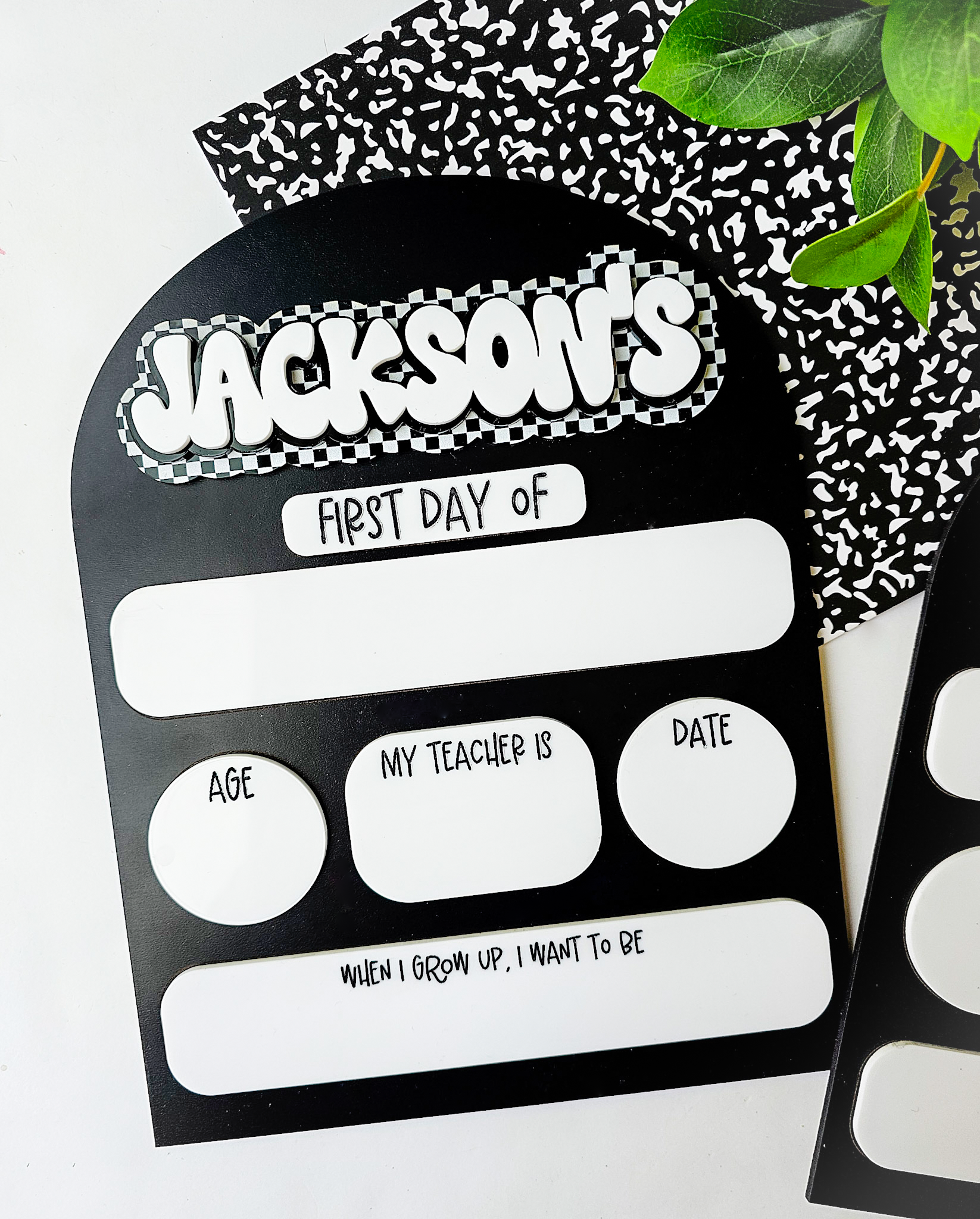 Retro black b2s board