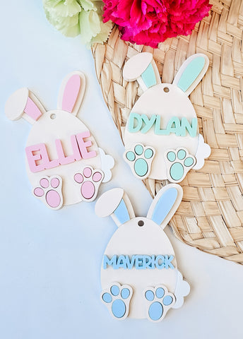 Bunny Egg Tags