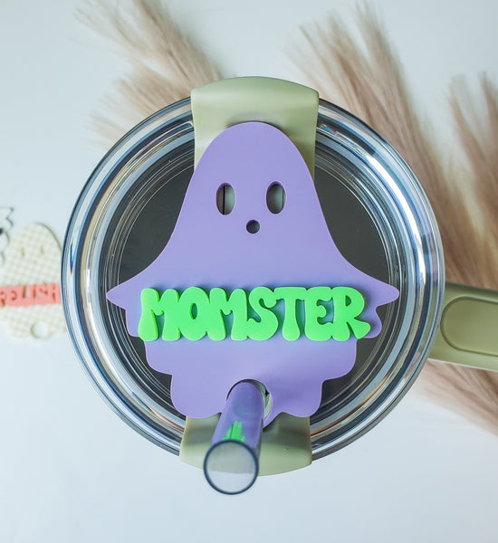 Stanley Quencher H2.0 Ghost Name Topper