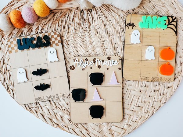 Halloween tic tac toe