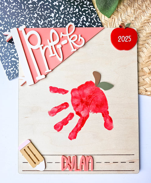 Grade Level Handprint Keepsake