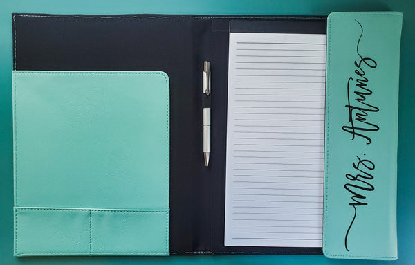 Leather Notebook Portfolio