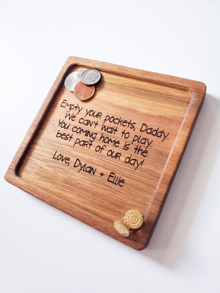 Valet Tray - TYPED NAMES