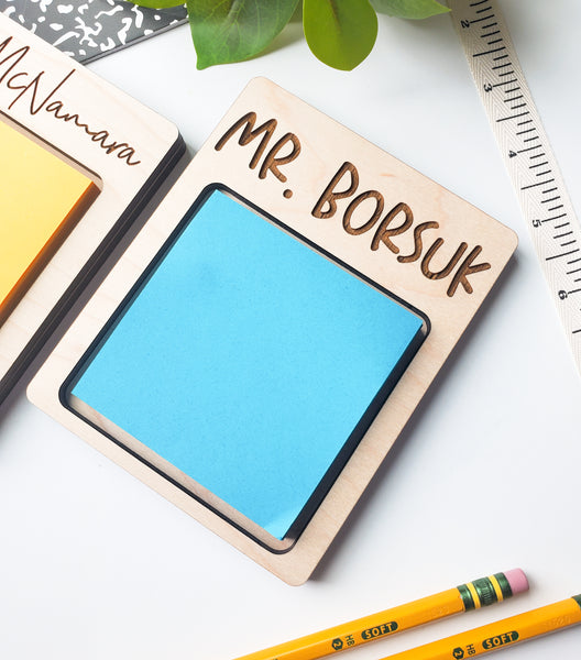 Minimalist Post it Note Holder