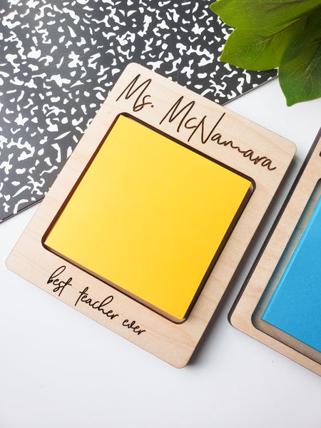 Minimalist Post it Note Holder