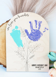 Mother's Day Bouquet Handprint Keepsake