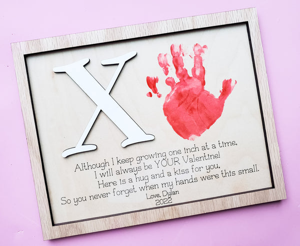 XO Handprint Keepsake