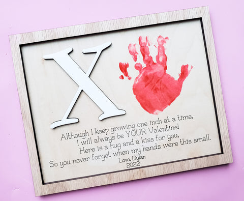 XO Handprint Keepsake