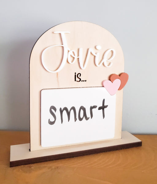 MINI Dry Erase Affirmation Sign